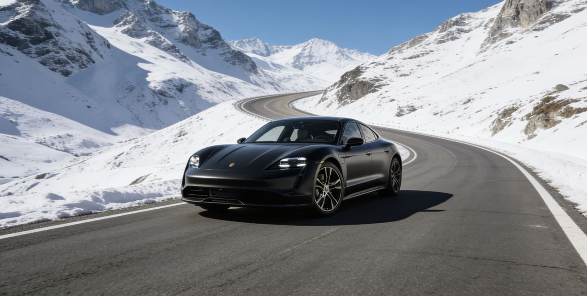 Cinematic automotive campaign visual