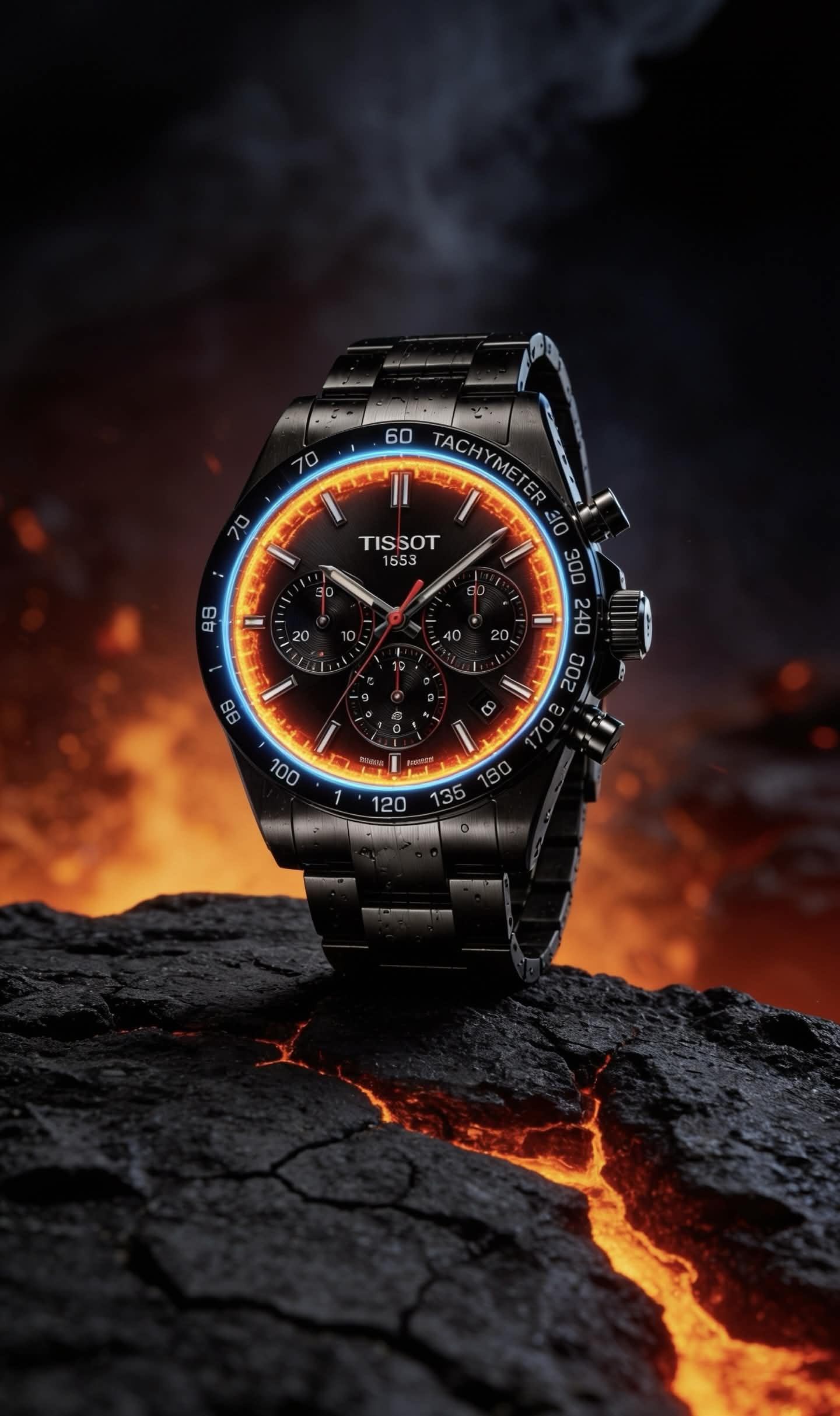 Cinematic watch product visual